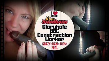 Gloryhole Madness Kimswallows VS BBC Construction Worker
